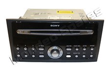 GENUINE FORD MONDEO MK3 GHIA X ST SONY 6 CD PLAYER RADIO + CODE 2004 - 2007