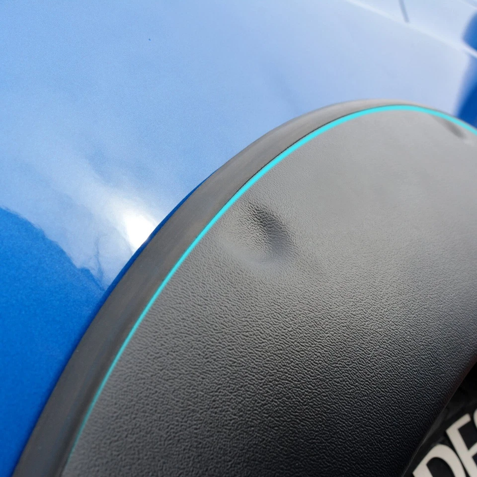 Guardabarros de rueda de auto camión 32 pies borde borde junta de sello de goma ribete estilo T Foto 3 de 4