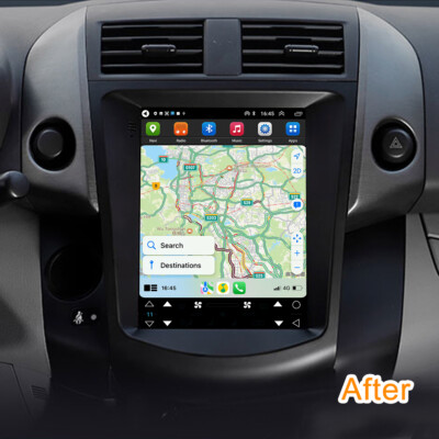 64GB 10.4Inch Android 14 Car Radio GPS Player Stereo For Toyota RAV4 2008-2012