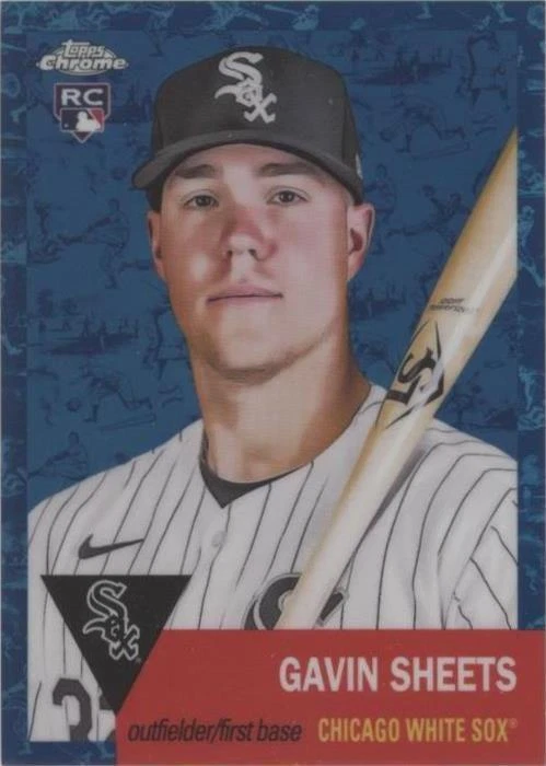 Platinum Toile White & Blue Refractor