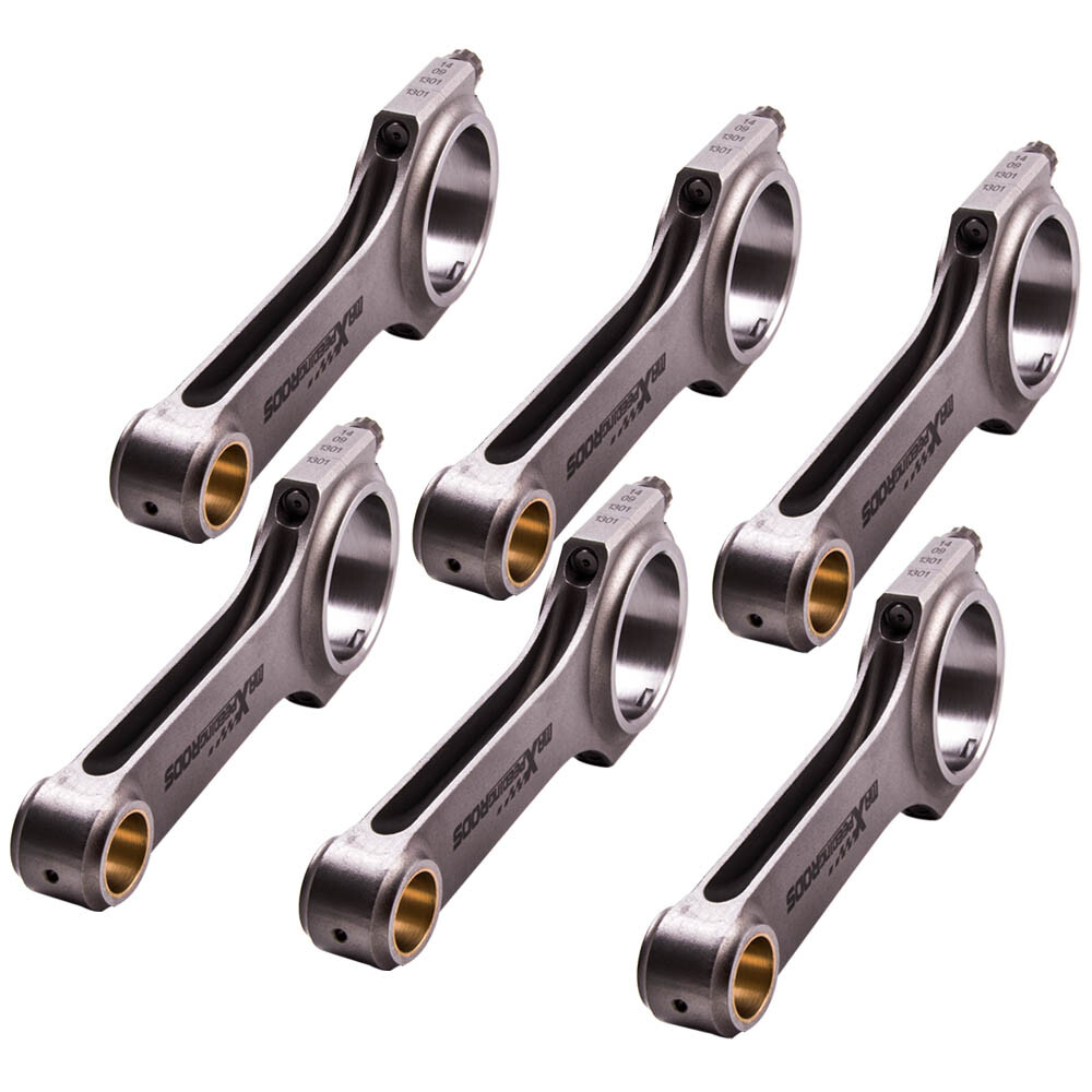 H Beam 4340 EN24 Connecting Rods for MITSUBISHI 6G72 3000GT Dodge Stealth 141mm