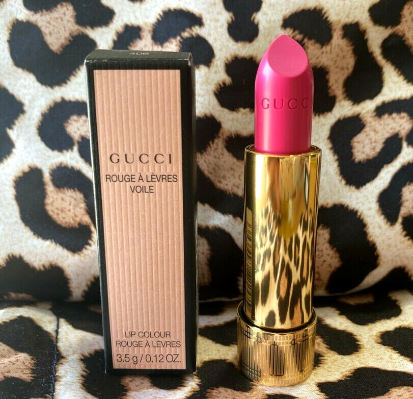 Gucci Rouge a LEVRES Voile Lip Colour - # 406 Millicent Rose 0.12oz Womens  for sale online | eBay