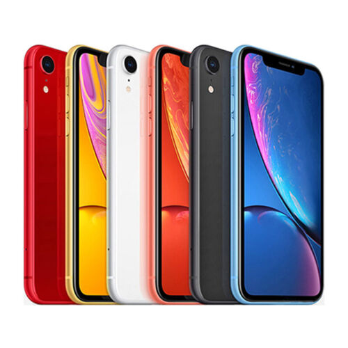 Apple iPhone XR 64GB 4G LTE T-Mobile AT&amp;T Verizon Factory Unlocked Very Good