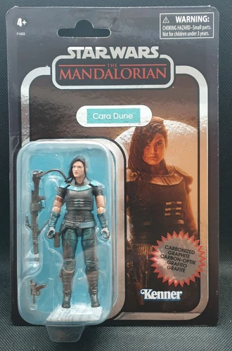 Star Wars The Vintage Collection Carbonized Cara Dune The Mandalorian Card Wear