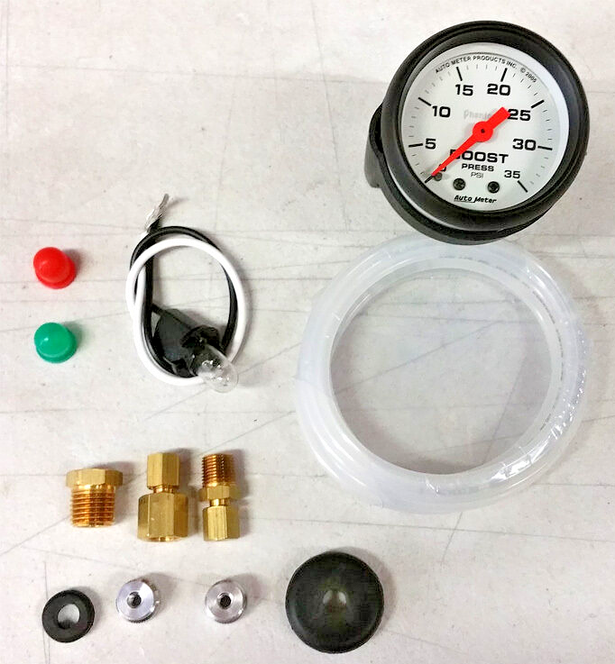 NEW PACCAR OEM KENWORTH TURBO BOOST PRESSURE GAUGE 0-35 Psi - Foto 4