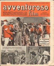 Rivista Avventuroso Film anno 1950 n.33 del 30 Aprile