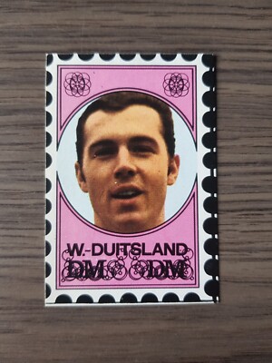 1972 VANDERHOUT VOETBALSTERREN RARE IMAGE FRANZ BECKENBAUER no panini FC Bayern