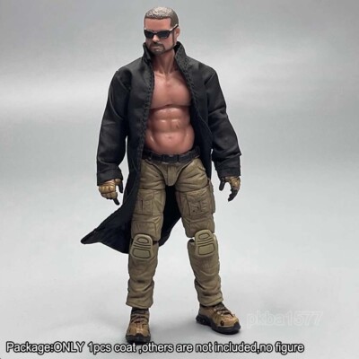 Handmade 1/18 Trenchcoat Long Coat For 3.75