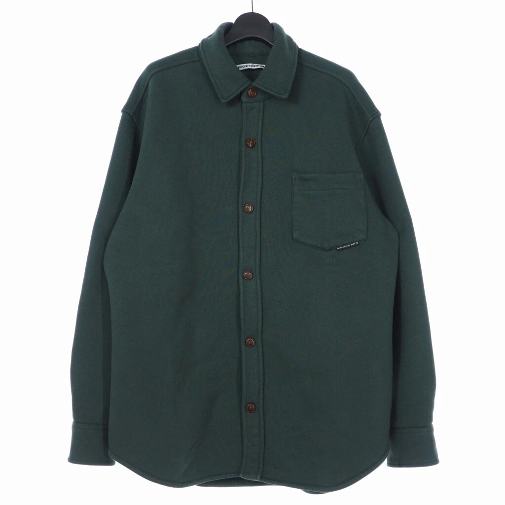 Alexander Wang Terry Shirt Jacket Blouson L Green Domestic Regular Men