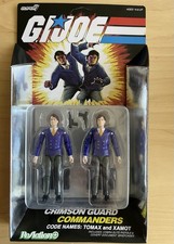 Super7 GI Joe Reaction  Twins Tomax and Xamot In Suits O-ring Action Figures