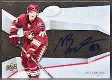 2008-09 Upper Deck Ice Glacial Graphs Mikkel Boedker GG-MB Auto 4303