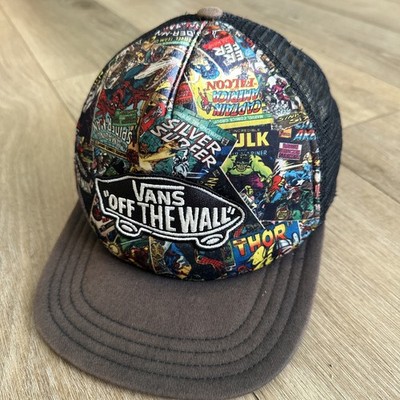 VANS x MARVEL UNIVERSE Comic Book Adult Mesh SnapBack Trucker HAT Movie