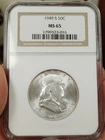 1949-S Franklin Half Dollar NGC MS65