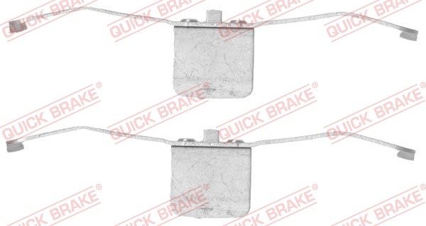 Fits QUICK BRAKE QB109-1639 Accessory Kit, disc brake pad QB109-1639 Brake pad - Image 6