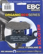 EBC 1 Pair Premium SFA Organic OE Replacement Brake Pads MPN SFA353