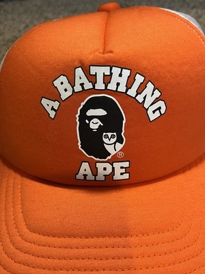 BAPE x OVO Mesh Cap Orange Brand New with Tags One Size Fits All