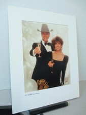 TV GUIDE Cover Portrait 1984 DALLAS Larry Hagman Linda Gray toasting New Year