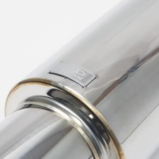 Blox Racing 60.5mm Street Muffler - Angled Tip
