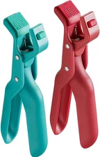 2-Pack Anti-Scald Silicone Bowl Clips – Non-Slip Heat Resistant Gripper for Pots