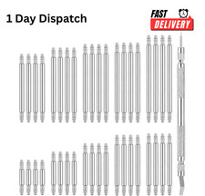 41PCS Watch Band Pins Spring Bar Kit 8-26mm Stainless Steel Repair Tool Set