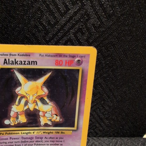 Alakazam - 1/102 Base Set Unlimited Holo!! 1999 Rare Pokemon!! 🔥 - Picture 3 of 5