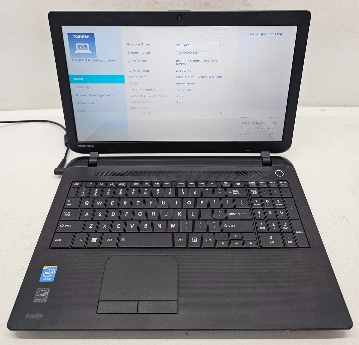 Toshiba 4 GB RAM PC 500-749 GB Hard Drive Capacity Laptops
