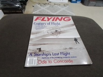 Flying Magazine (Dec 2003) Century of Flight Wright Bros Concorde Box2