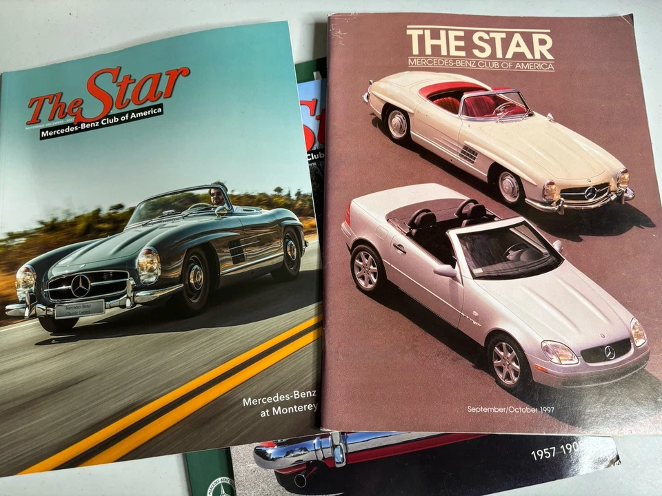 Lot x 4 The Star Magazine Mercedes-Benz Club  Auto History 1997 2021 2022 2024 - Image 2 of 3