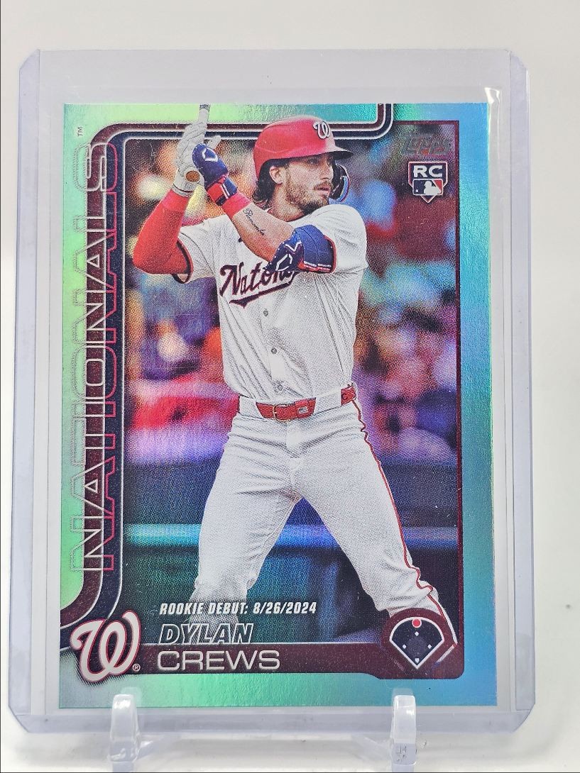 DYLAN CREWS 2025 TOPPS UPDATE SERIES ROOKIE DEBUT RAINBOW FOIL RC Q4856
