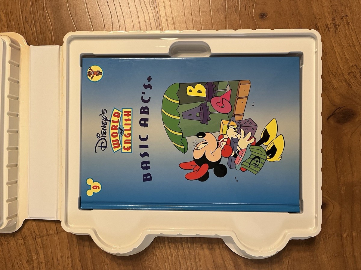 Disney's World Of English 9 Collectible Learning Books Cds & DVD