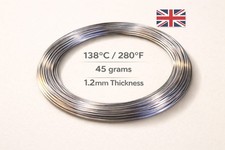 UK Made 45g 138&deg;C LowTempSolder 1.2mm Bi57Sn42Ag1% like Chip Quik-Low-Melt
