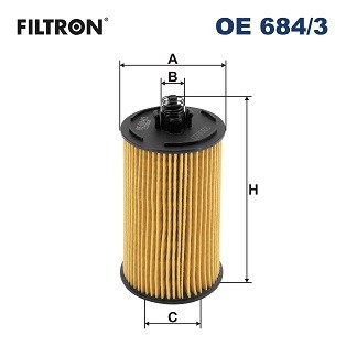 OE 684/3 FILTRON Ölfilter für CHEVROLET,OPEL,VAUXHALL