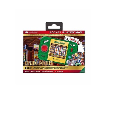 My Arcade Casino Pocket w/ 30+ Different Games 3.5'' Full-Color Display DGUN-3948