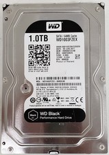 Western Digital Black 1TB 3.5" SATA HDD 7200RPM P/N: WD1003FZEX-00K3CA0.