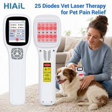 2500mW Pet Cold Laser Therapy 4 Wavelength Dog Cat Horse Joint Pain Relief LLLT