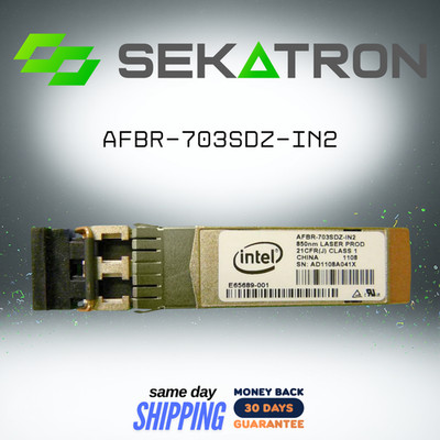   Intel AFBR-703SDZ-IN2 10GbE SFP+ Optical Transceiver  FastShipping