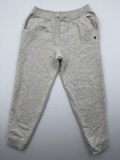 Polo Ralph Lauren Youth Cotton Blend Fleece Joggers Sweatpants Sz 18x20 XL Grey
