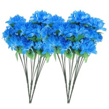 6 Bundle Outdoor Flower Decor Realistic Flowers Artificial Bouquet