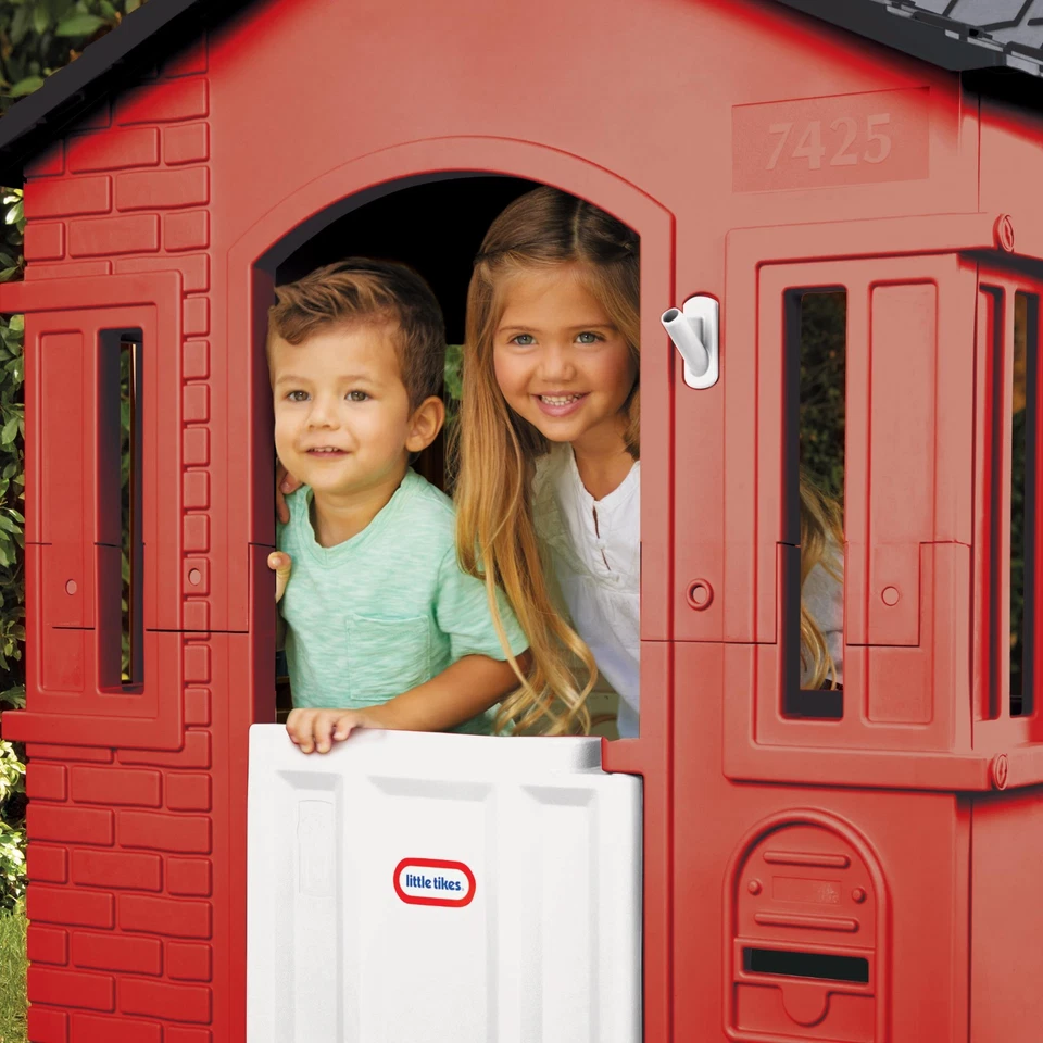 Little Tikes Cape Cottage Playhouse with Working Door & Windows - Tan - Image 3 of 4