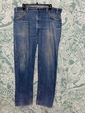 Vintage Levis Jeans Mens 1980s Orange Tab 505 0217 Straight 40x32 Leg USA Made