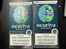 2 Packs of Neuriva Memory 3D Brain Health, 30 Capsules each, NEW
