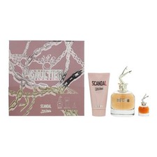 Jean Paul Gaultier Scandal EDP 80ml, 6ml + Body Lotion 75ml Gift Set Damaged Box