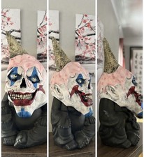 Unisex Ghoulish Productions Ice S-Cream Clown Mask - Scary Halloween Latex Full