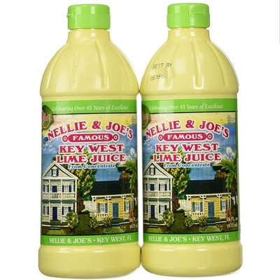 Nellie & Joe's Key Lime Juice - 16oz Bottles, Perfect for Key Lime Pies & Drinks