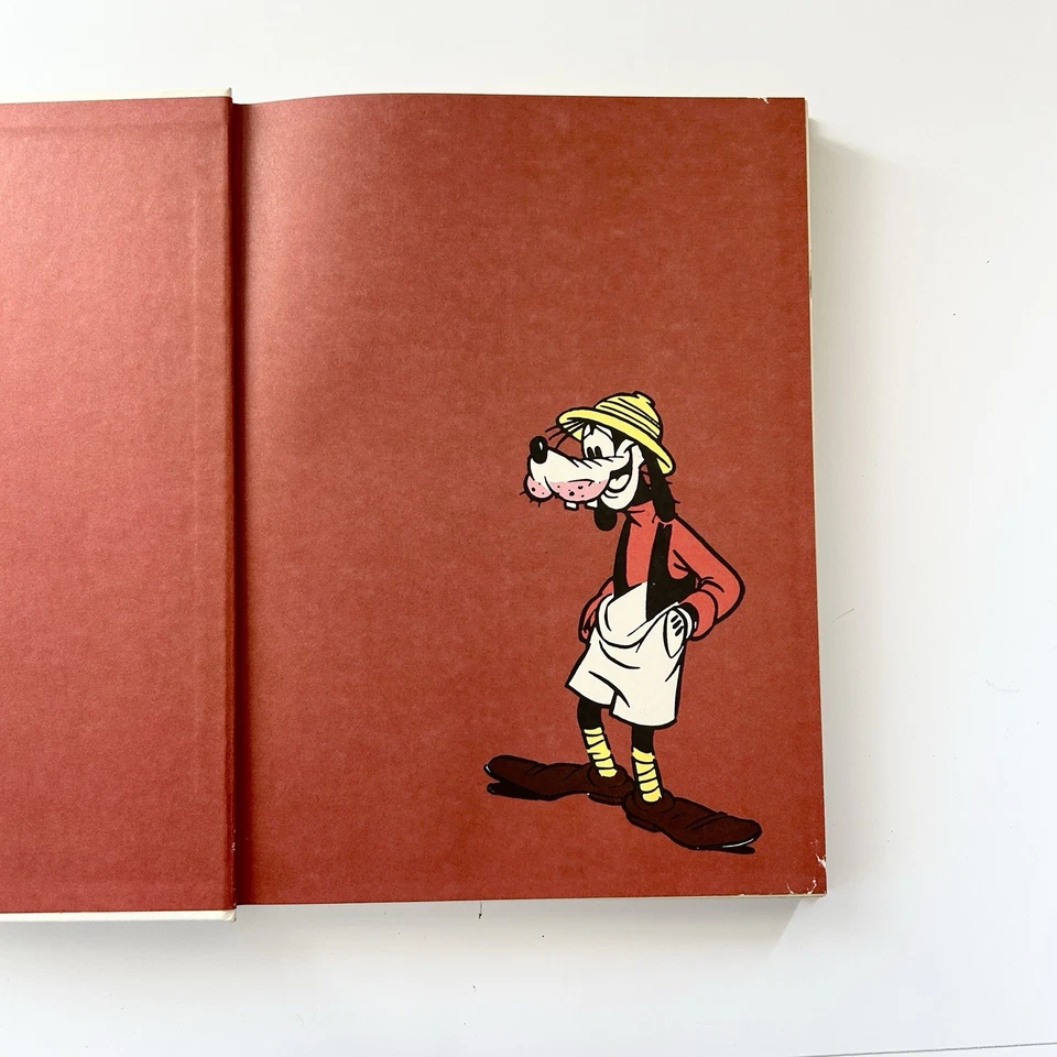 Vintage 1979 WALT DISNEY GOOFY Large Hardcover Book Best Comics Steve Hulett - Image 4 of 4