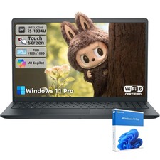   Dell Inspiron 15.6" Touch Laptop - Core i5 1334U - UpTo 32GB-2TB SSD, Win11Pro