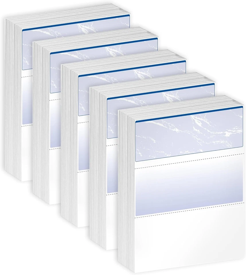 Stock de cheques compatible con Quicken & QuickBooks - 2500 hojas Foto 3 de 4