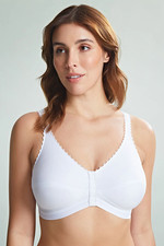 Royce 1010 Comfi-Bra Front Fastening Bra White 44B/C
