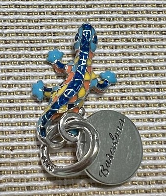 Pandora Lizard Barcelona Sterling Silver Dangle Charm Travel Exclusive Limited
