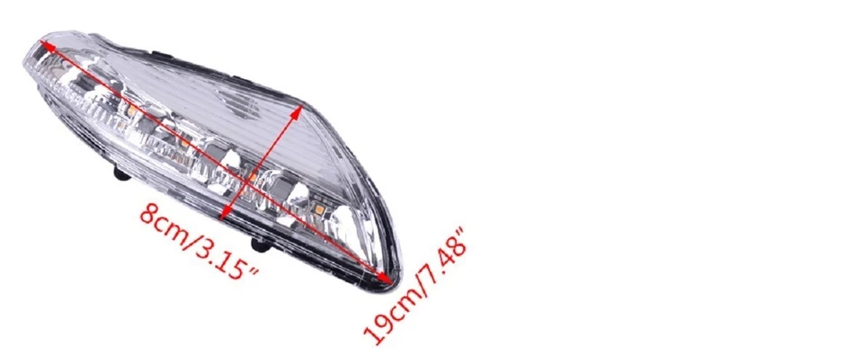 Luz de luz de señal de giro del espejo lateral izquierdo del conductor para Buick Lacrosse 2009-2015 Foto 2 de 4
